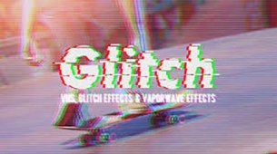 Глитч Фоторедактор - VHS, эффект глитча, vaporwave