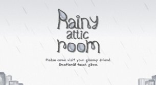 Rainy attic room